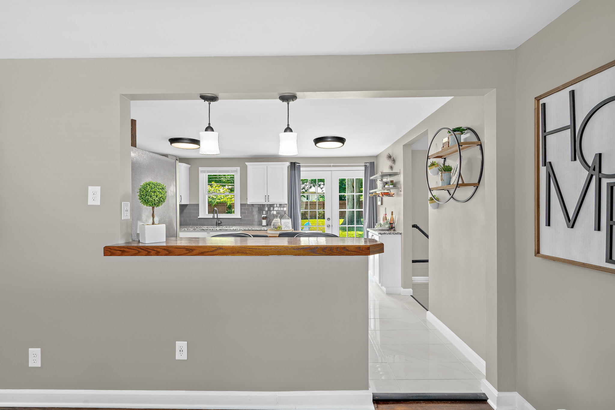 Remove wall open concept kitchen remodel