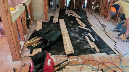 This image is about Floor installation