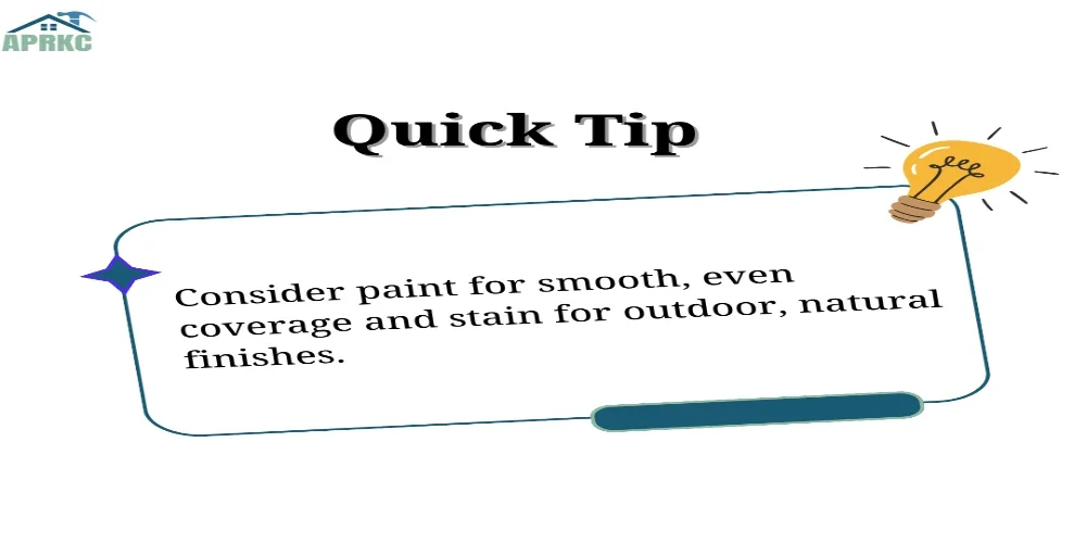 Where to Use Paint vs. Stain?